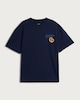 image 1 of F&F Boys Pure Cotton Fuelled By Pretzels Oversized Fit T-Shirt in Navy