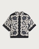 image 4 of The F&F Edit Floral Print Button Up Co-ord Shirt in Multi Blue