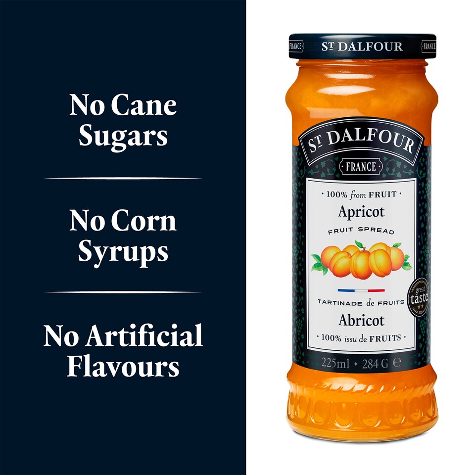 image 1 of St Dalfour Thick Apricot Fruit Spread 284G