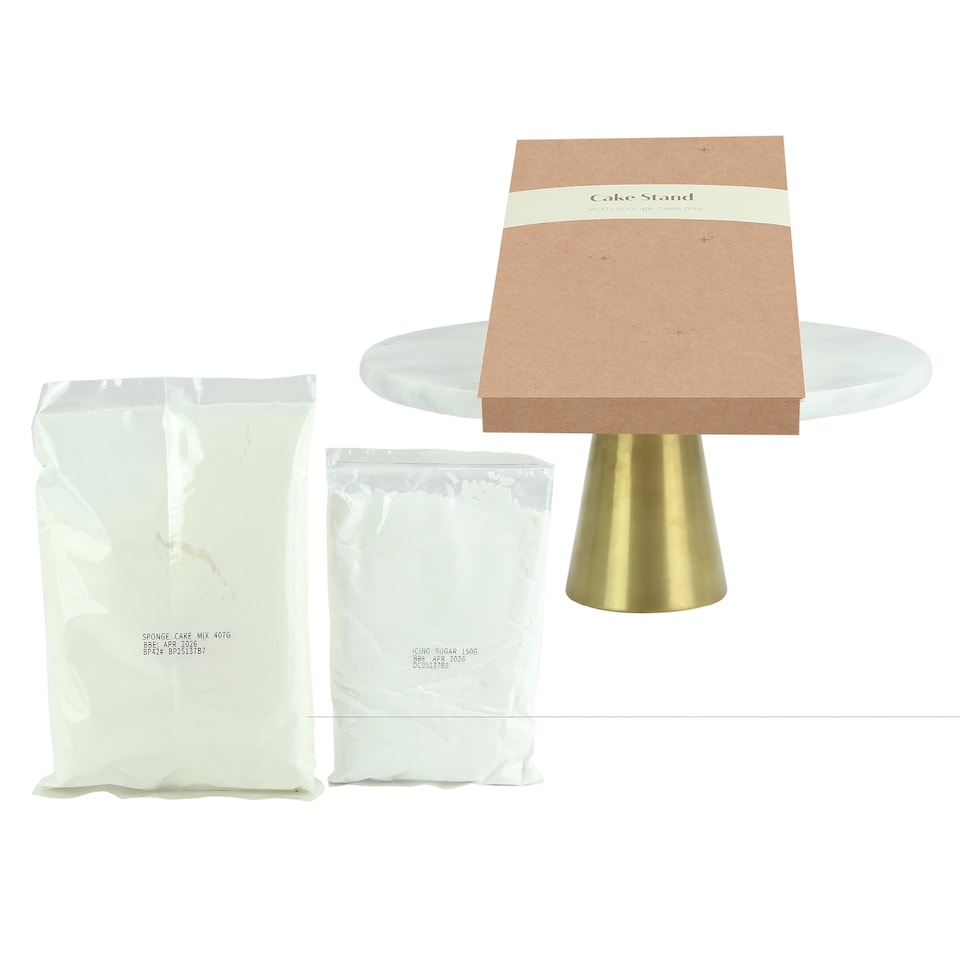 image 1 of Marble Cake Stand Christmas Gift