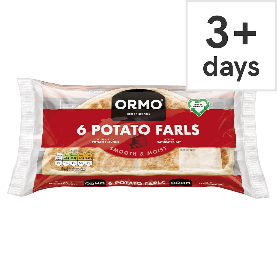 Ormo Potato Farls 6 Pack