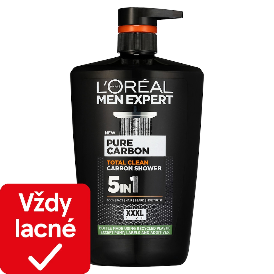 L'Oréal Paris Men Expert Pure Carbon 5v1 sprchovací gél 1 l