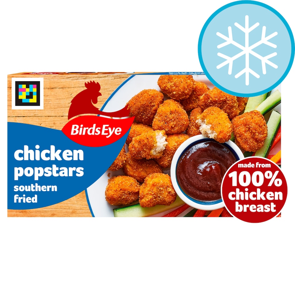 Birds Eye Southern Fried Breaded Chicken Popstars 150g