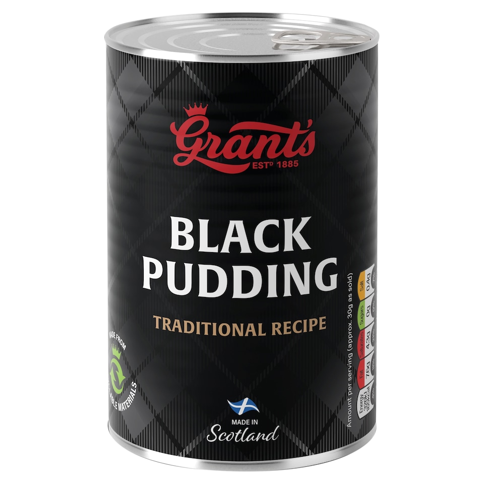 GRANTS Black Pudding Traditional Recipe 392g