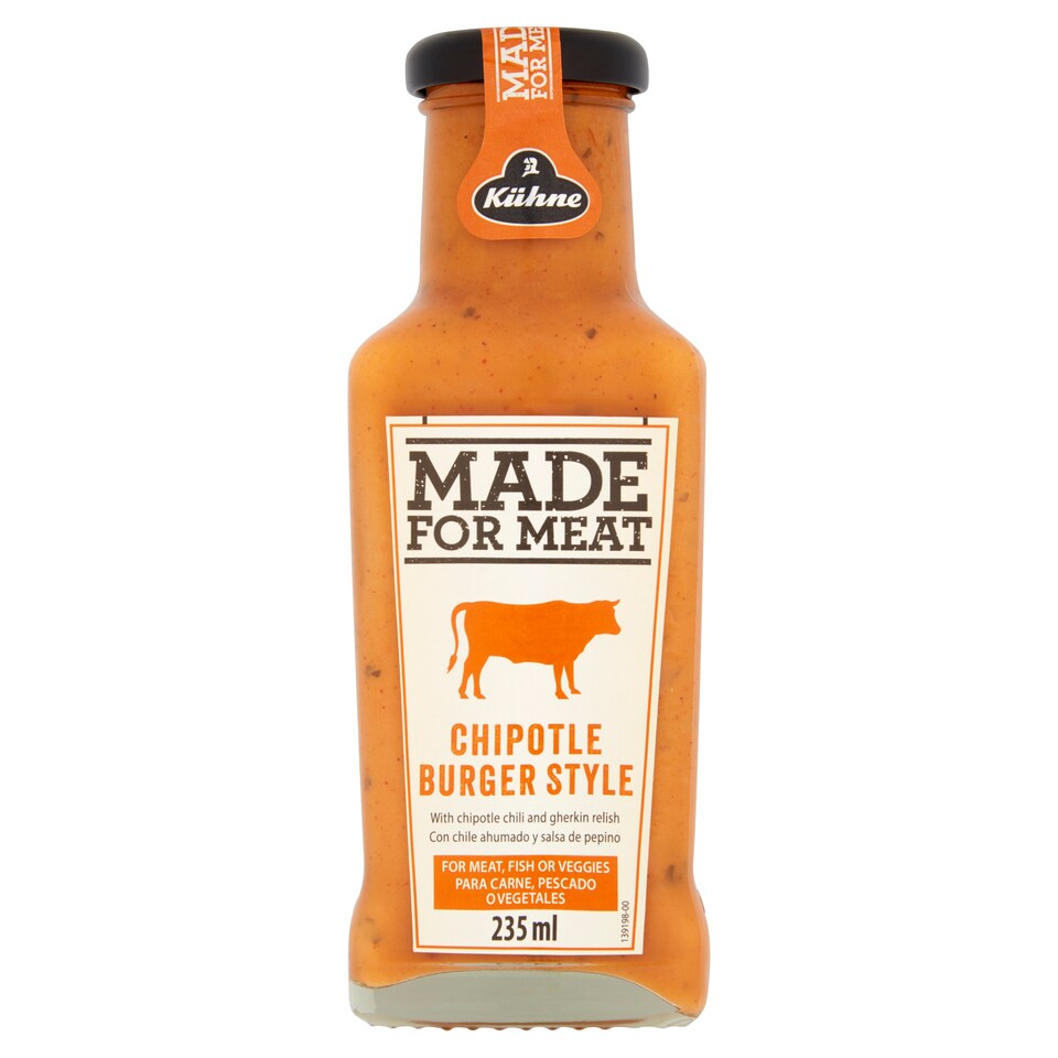 Kuhne Made For Meat Chipotle Burger Sauce 235Ml