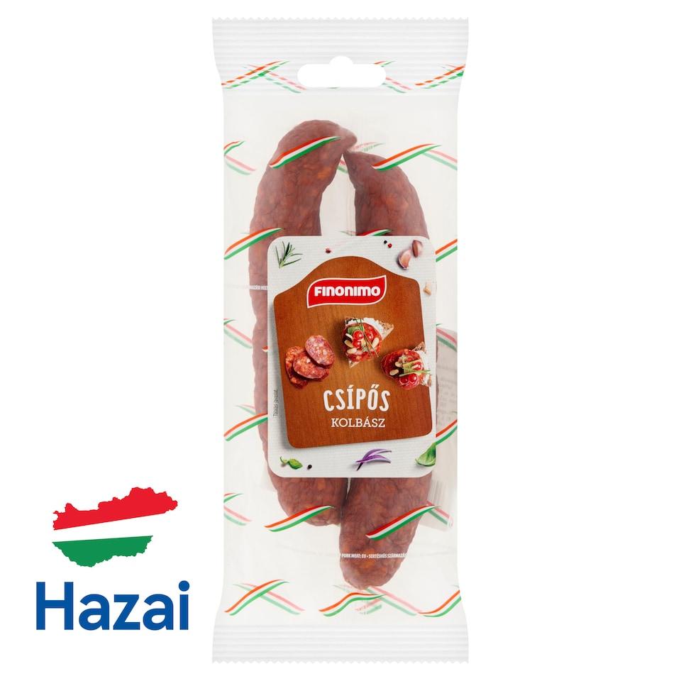 Finonimo csípős füstölt kolbász 200 g