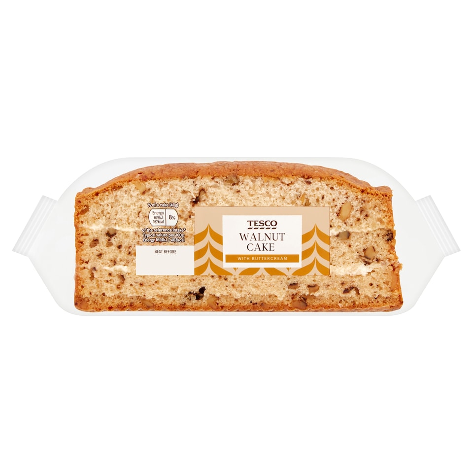 Tesco Walnut Cake with Buttercream