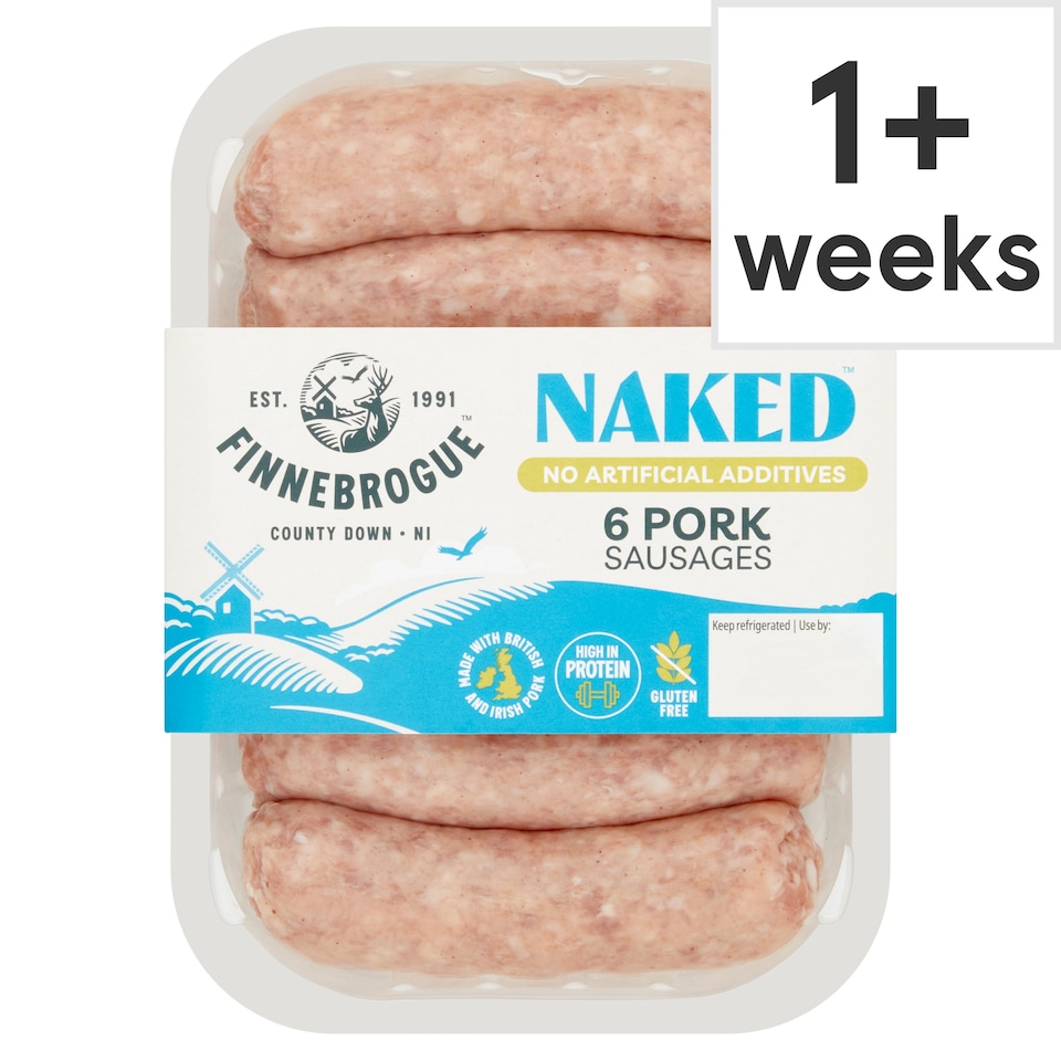 Better Naked Finne Brogue Naked Ultimate Pork Sausage 400G