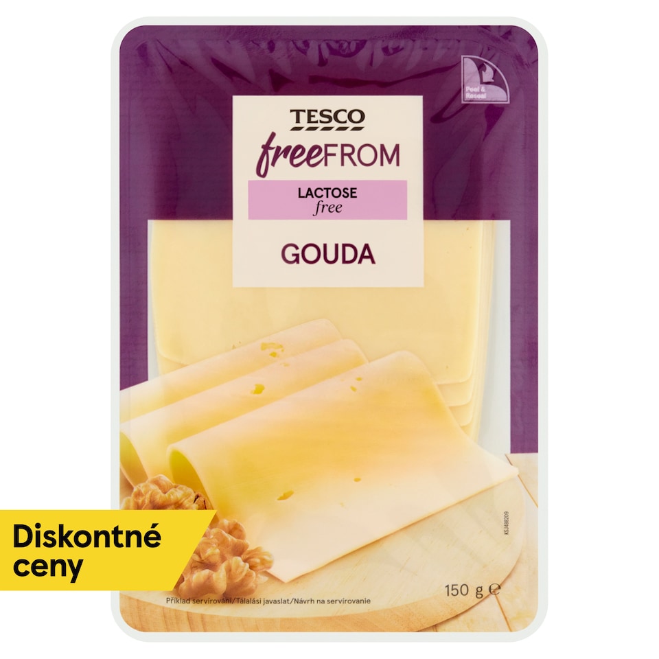 Tesco Free From Gouda 150 g