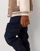 image 1 of F&F Boys Cotton Rich Cargo Joggers in Navy