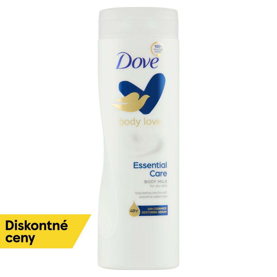 image 1 of Dove Essential Care Body Milk for Dry Skin 400 ml