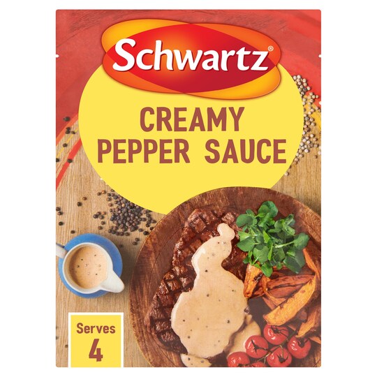 Schwartz Creamy Pepper Sauce 25G Tesco Groceries