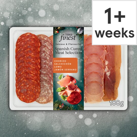 Tesco Finest Spanish Cured Meat Selection 188G Tesco Groceries