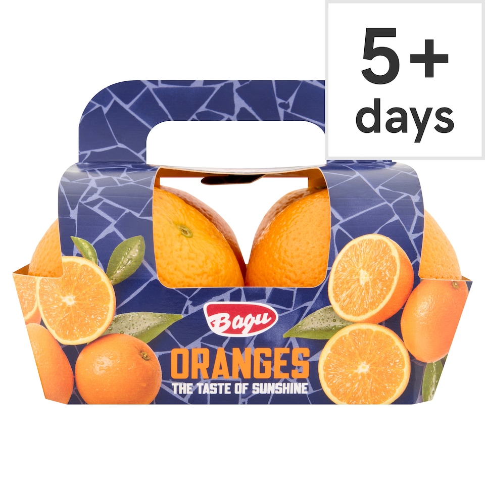 Bagu Naturally Sweet Juicy Oranges 4 Pack