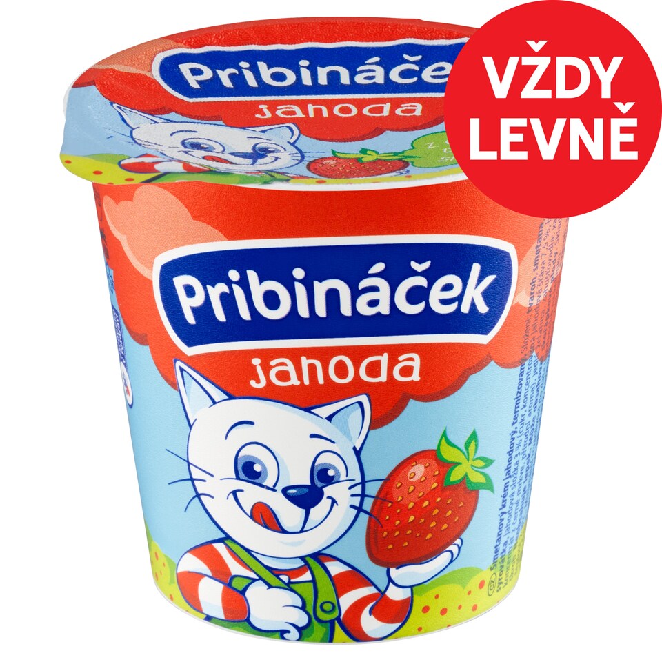 Pribináček Jahoda 125g