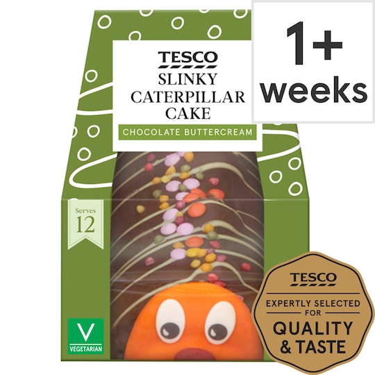 Tesco Slinky Caterpillar Cake Tesco Groceries