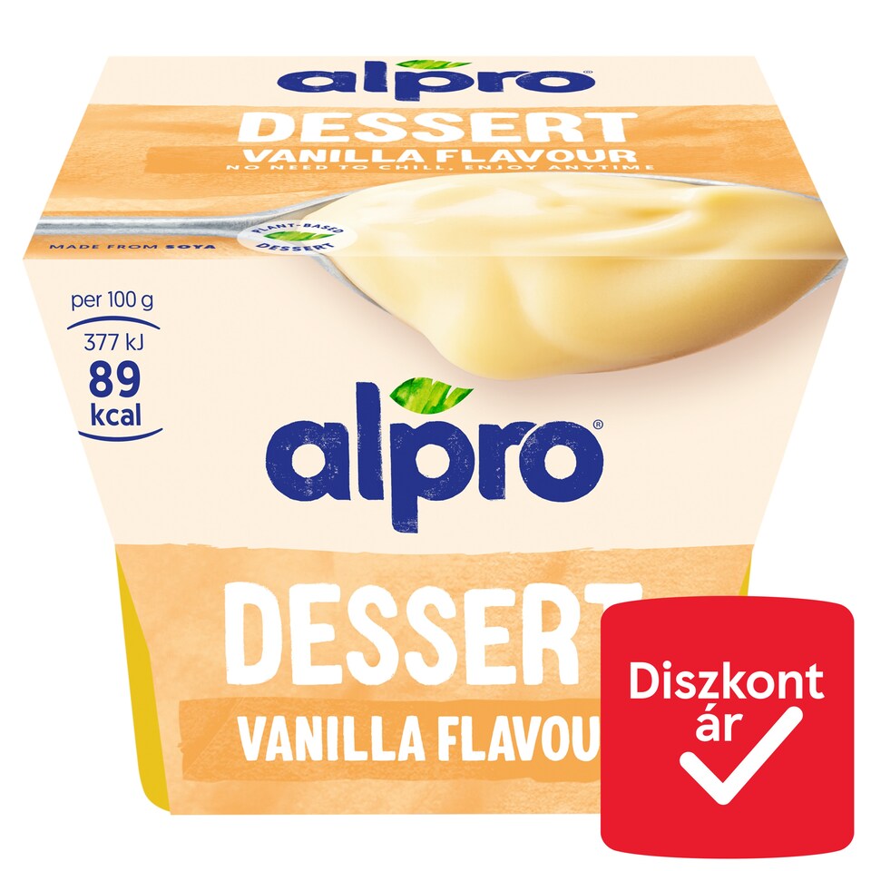 ALPRO vanília ízű szójadesszert 125 g