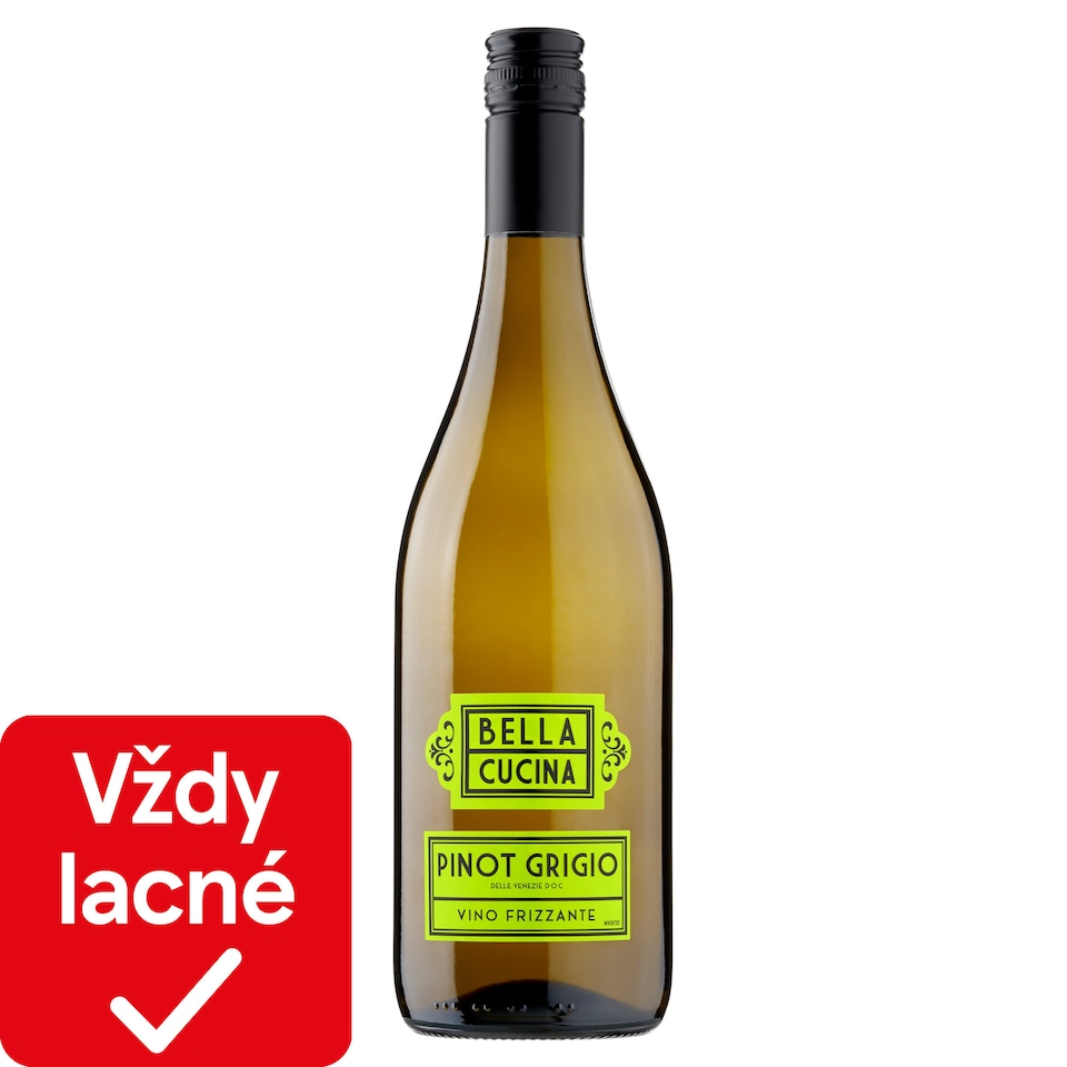 Bella Cucina Pinot Grigio Delle Venezie D.O.C. perlivé víno biele polosuché 750 ml