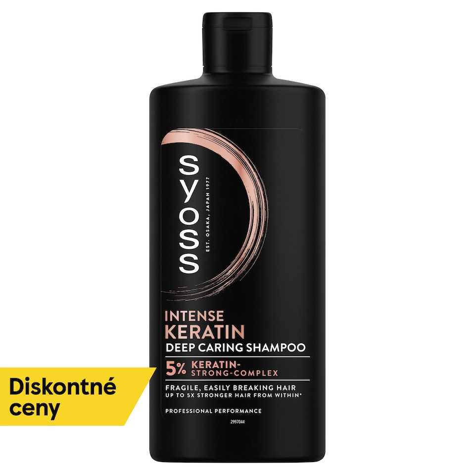 image 1 of Syoss Intense Keratin Deep Caring Shampoo for Fragile, Easily Breaking Hair 440 ml