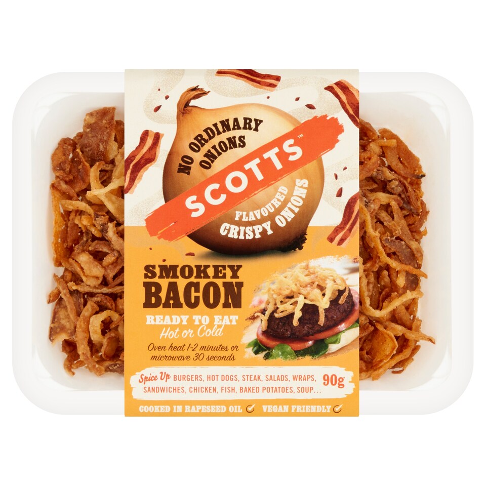 Smokey Bacon Flavoured Crispy Onions 90G