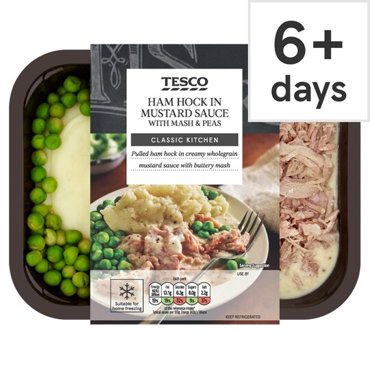 Tesco Ham Hock In Mustard Sauce 450G Tesco Groceries