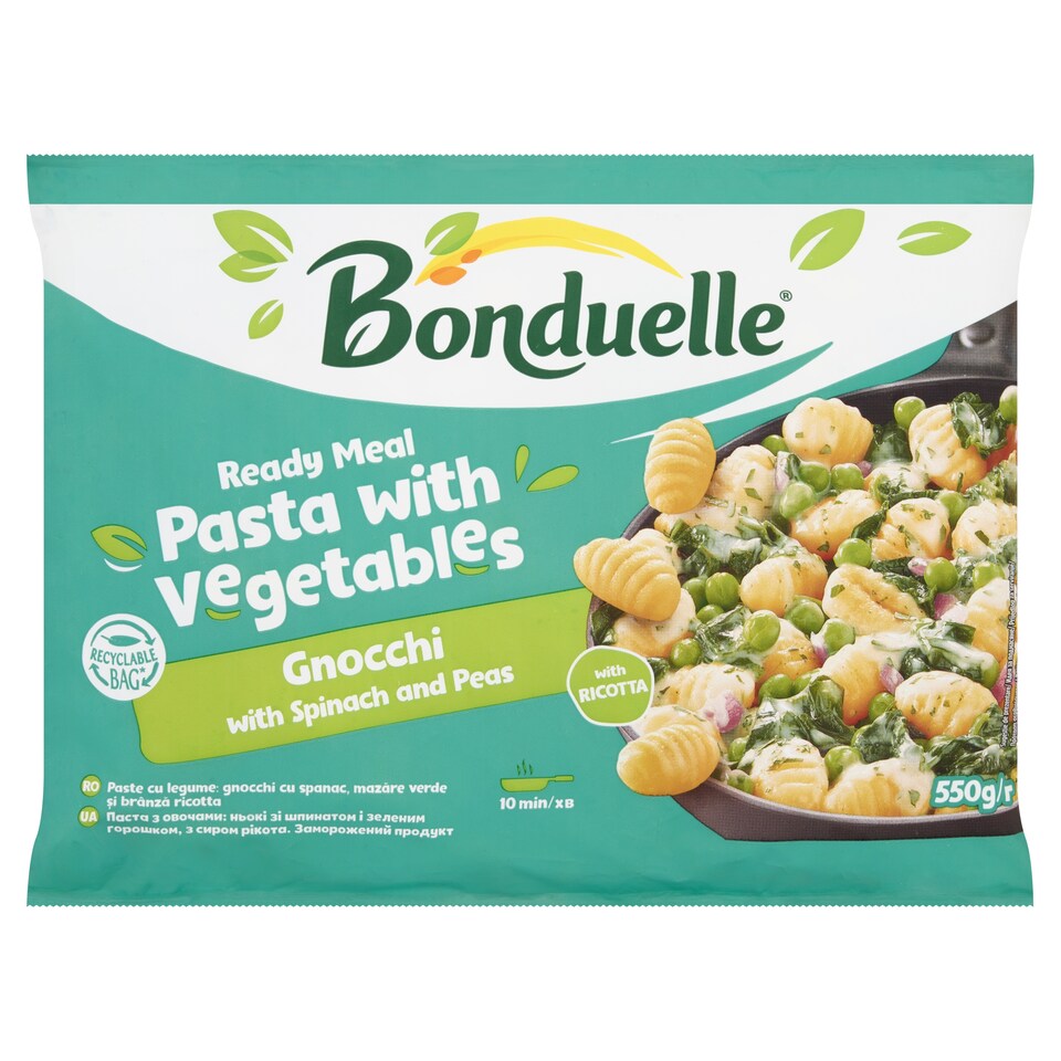 image 1 of Bonduelle Gnocchi with Spinach and Peas 550 g