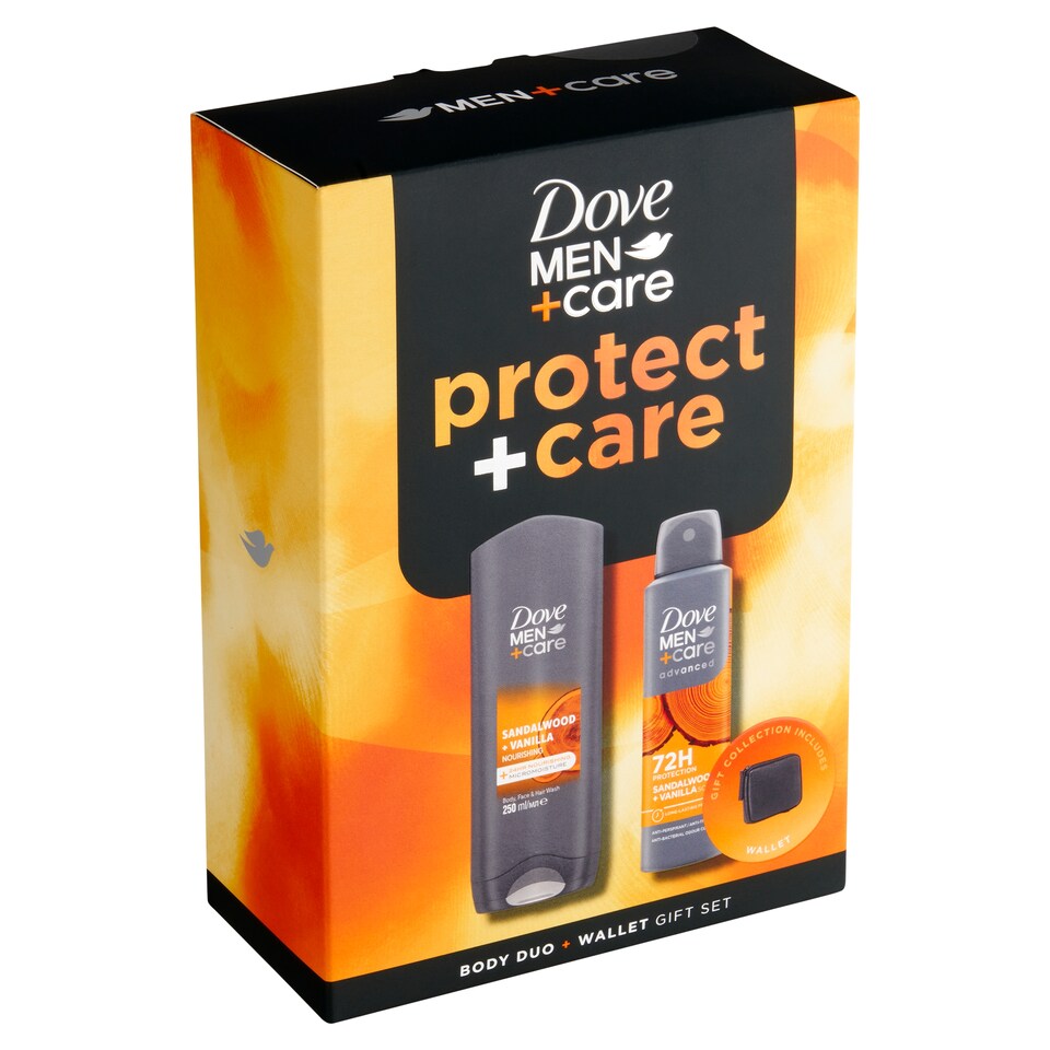 Obrázek 1 pro produkt Dove Men+Care Sandalwood & Vanilla dárková kazeta s peněženkou