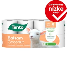 Tento Balsam Coconut toaletný papier 3 vrstvy 8 kotúčov