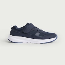 F&F Boys Mesh Touch Strap Fastening Trainers in Blue