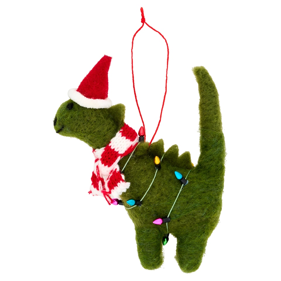 Tesco Dinosaur Hanging Christmas Decoration