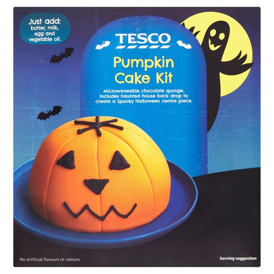 TESCO PUMPKIN CAKE KIT 435G Tesco Groceries