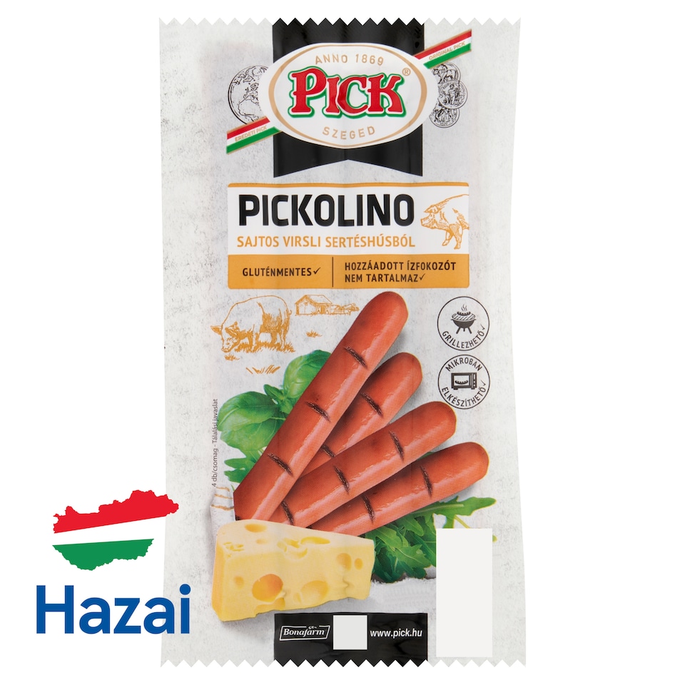 image 1 of PICK Pickolino Cheese Pork Frankfurter 140 g