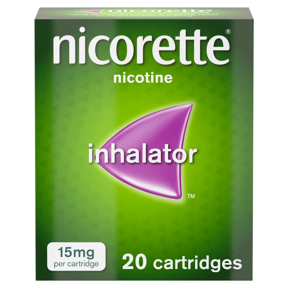 image 1 of Nicorette Inhalator 15mg 20 cartridges
