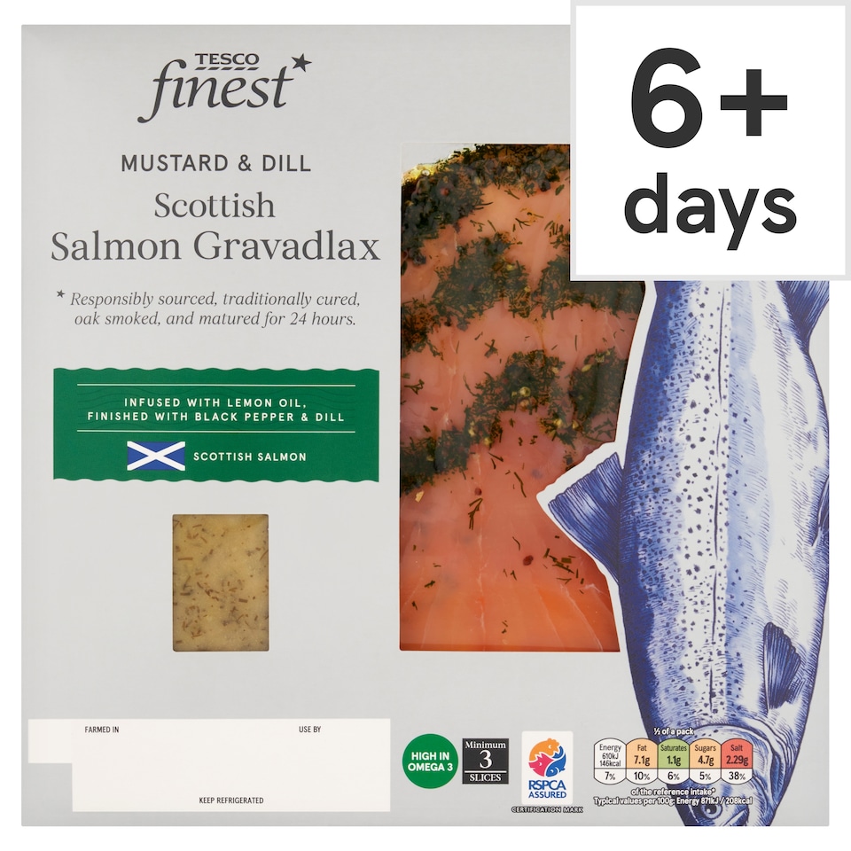 Tesco Finest Scottish Salmon Gravadlax 140g