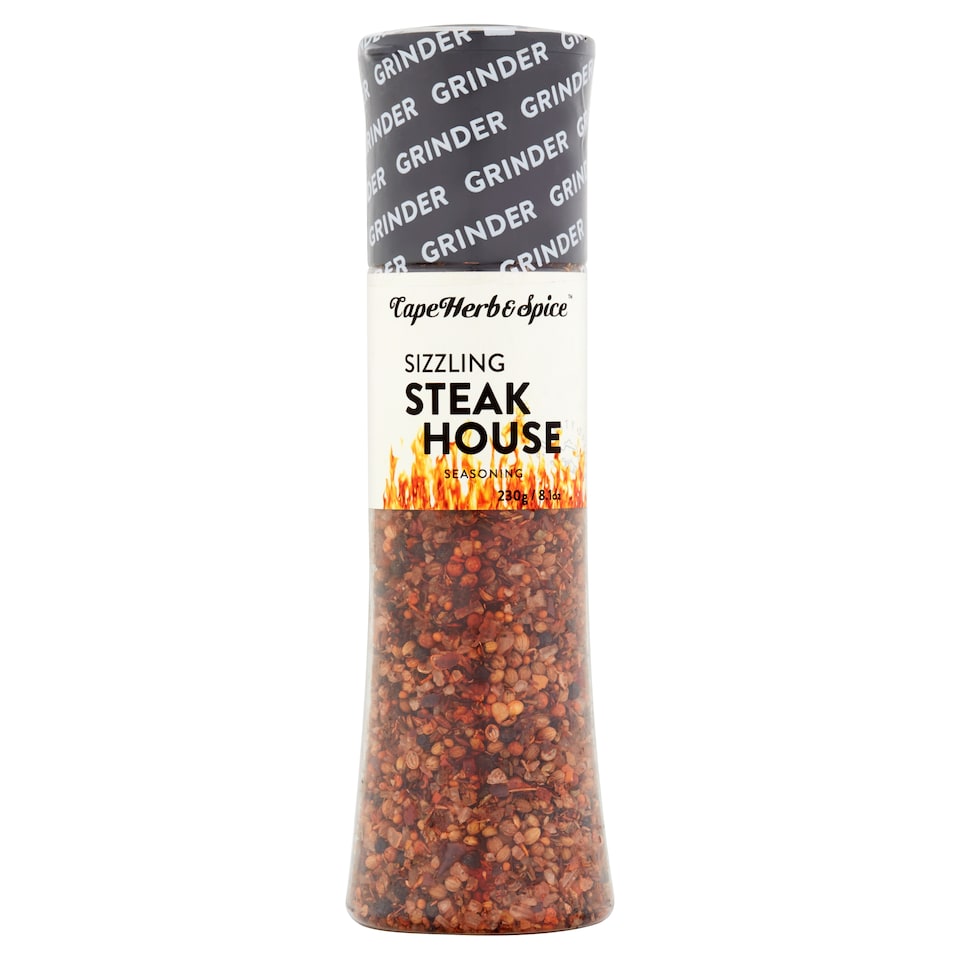 CAPE HERB & SPICE SIZZLING STEAKHOUSE SEASONING 230g