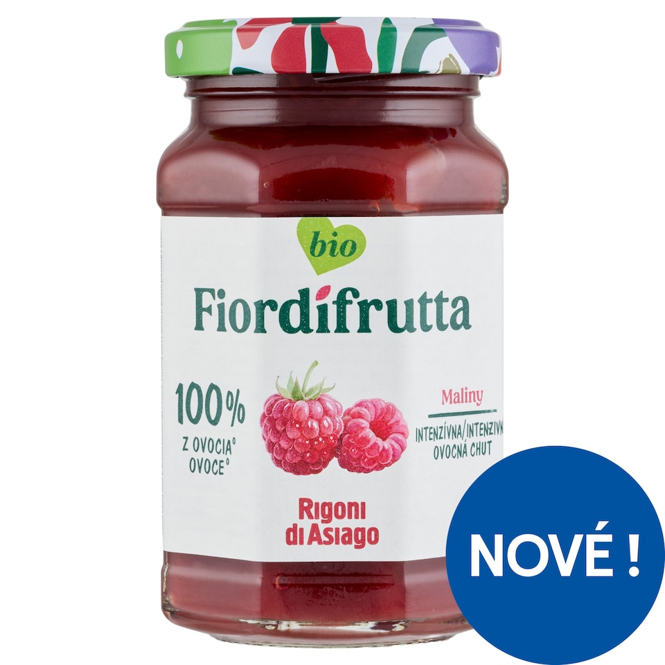 Obrázek 1 pro produkt Rigoni di Asiago Fiordifrutta Bio maliny 250g