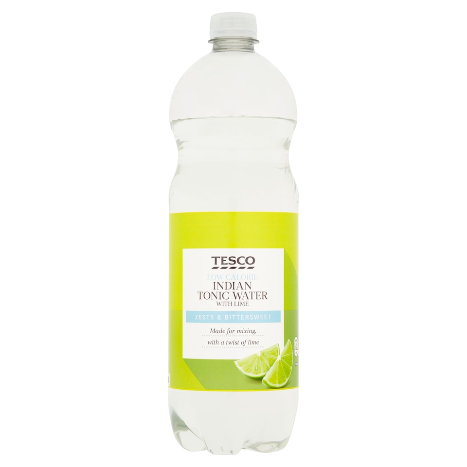 Tesco Low Calorie Indian Tonic Water With Lime 1 Litre