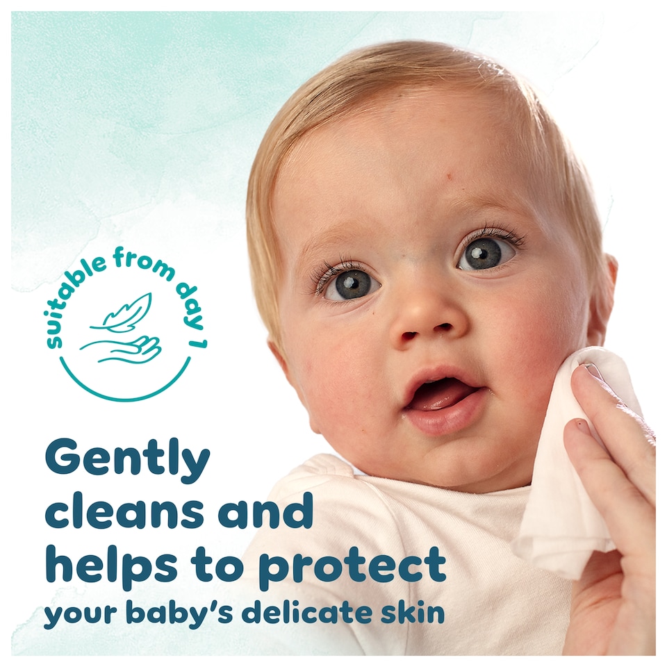 image 1 of Pampers Harmonie Aqua Baby Wipes 48 Pack