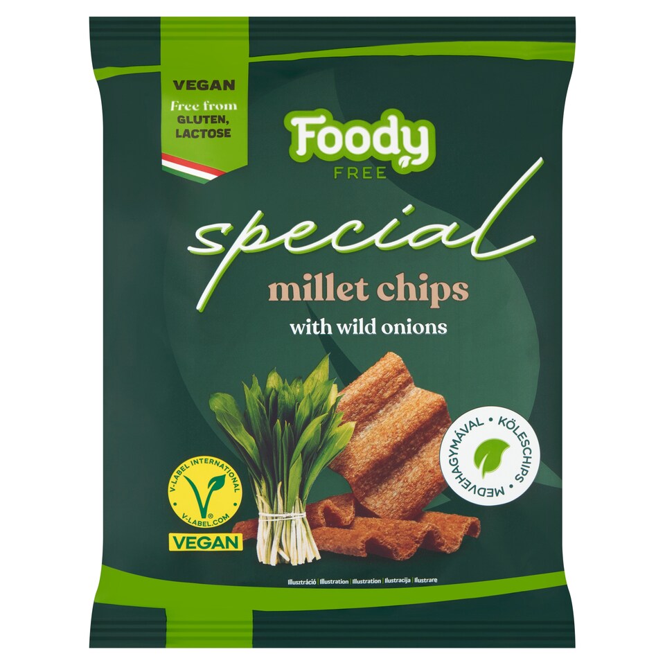 Foody Free Special Millet Chips with Wild Onions 45 g