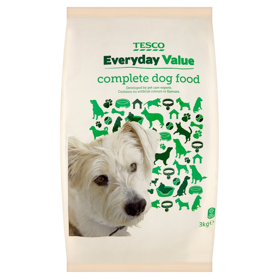 Tesco Everyday Value Complete Dog Food 3Kg
