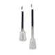 image 1 of Bakers Secret Black Stainless Steel Tongs 2 Pack