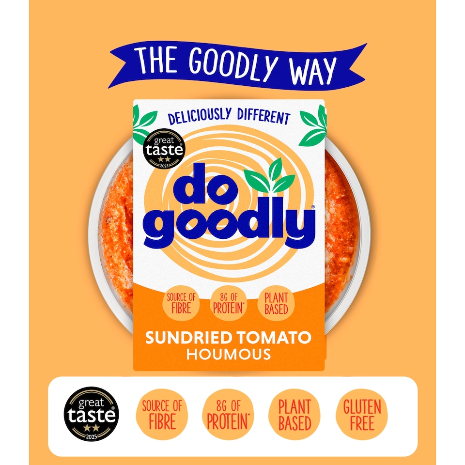 image 1 of Do Goodly Sun Dried Tomato Houmous 150g