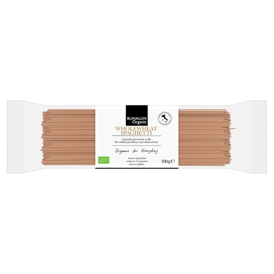 Bunalun Organic Wholegrain Spaghetti500g