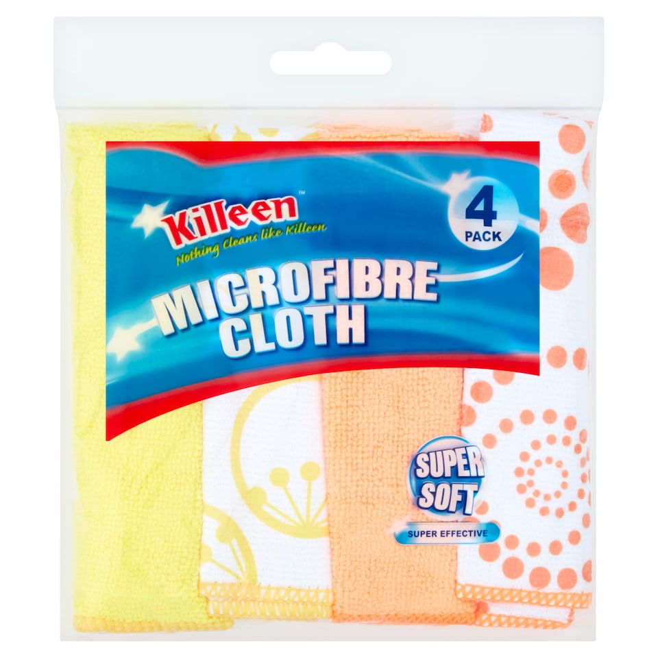 Killeen Micro Fibre Cloth 4 Pack