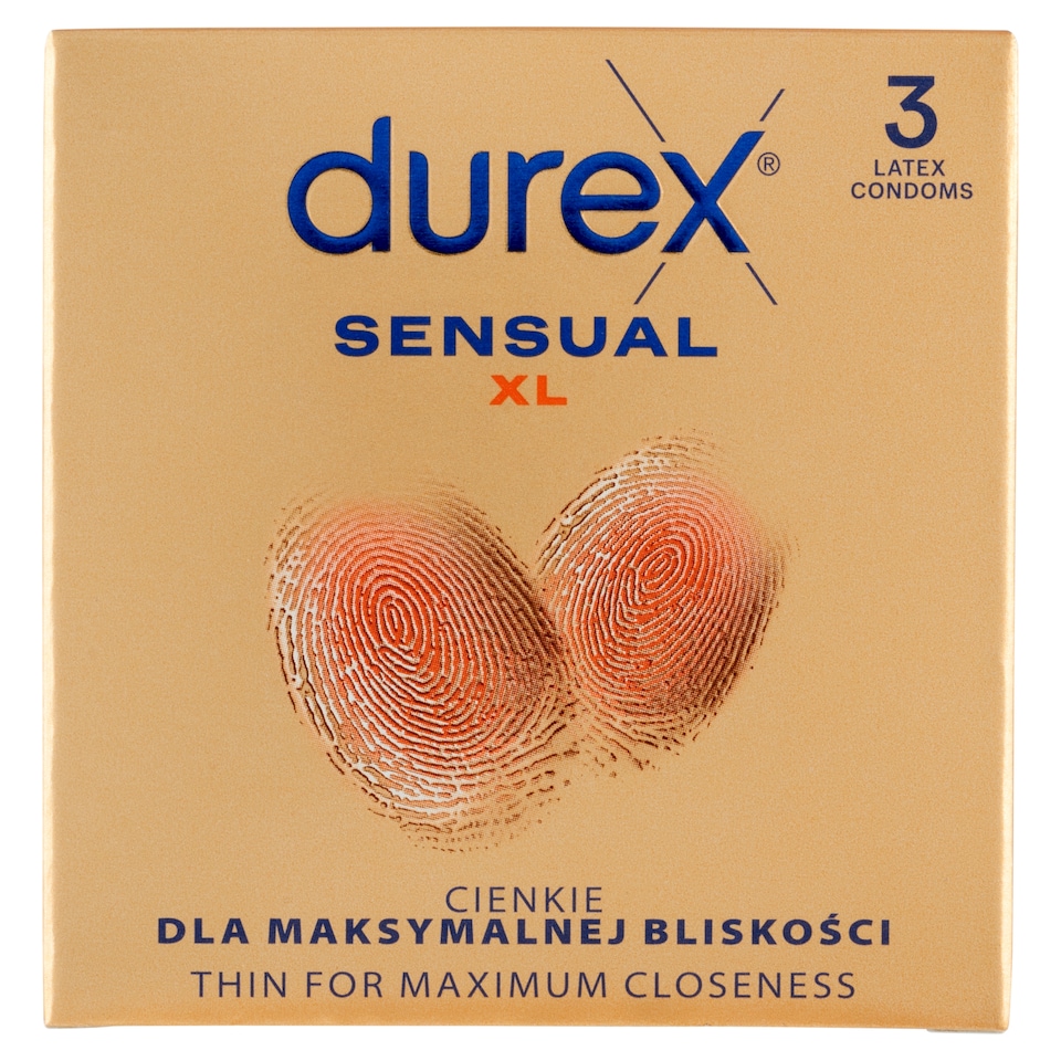 obrázok 1 z Durex Sensual prezervatívy XL 3 ks