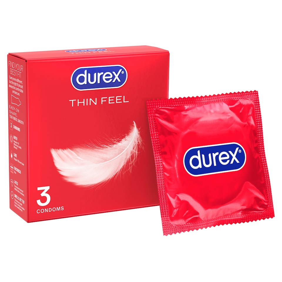 image 1 of Durex Condoms Thin Feel 3S