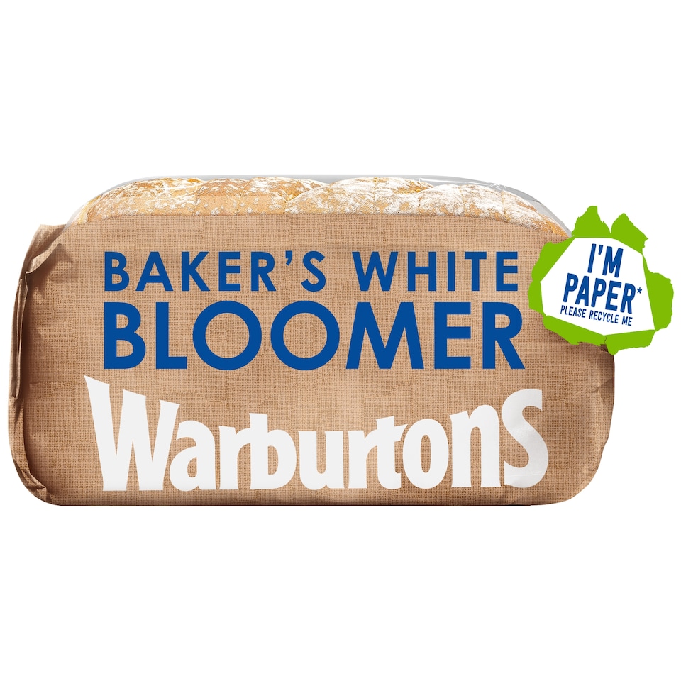 image 1 of Warburtons Baker's Bloomer White Bread 800g