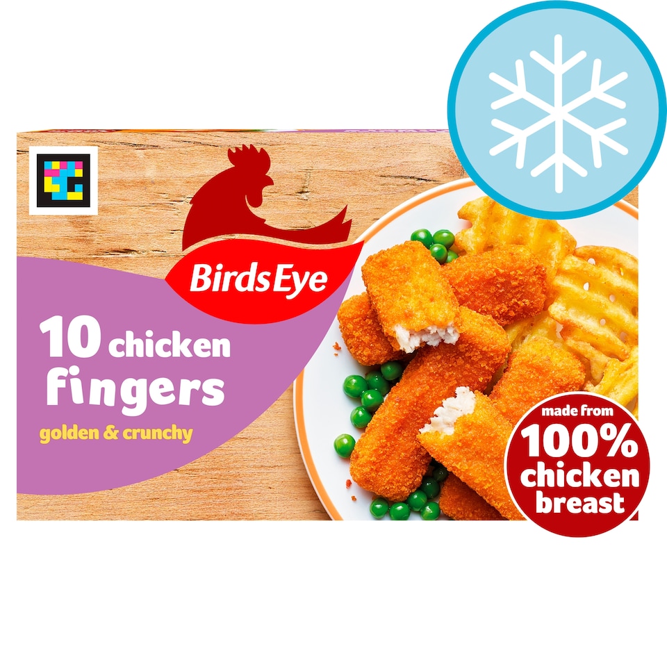 Birds Eye 10 Breaded Chicken Fingers 250g