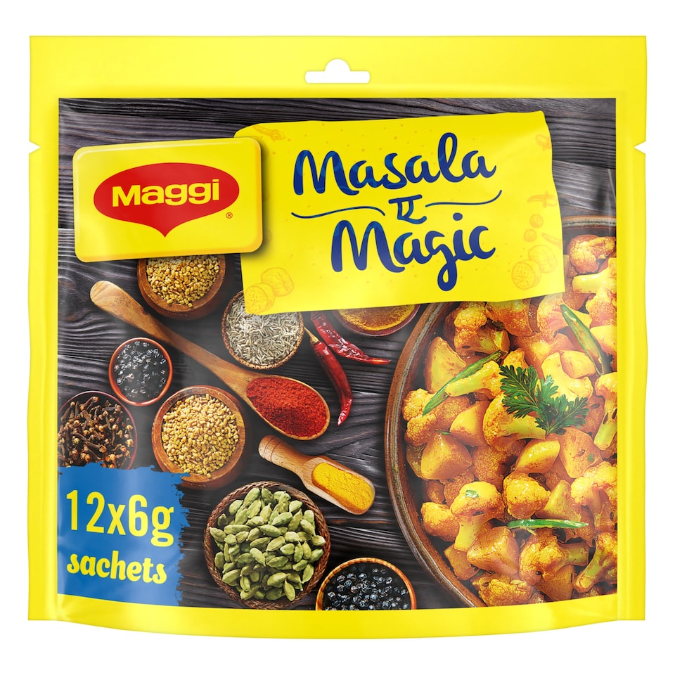 Maggi Masala Magic Seasoning Mix Sachets 12x6g