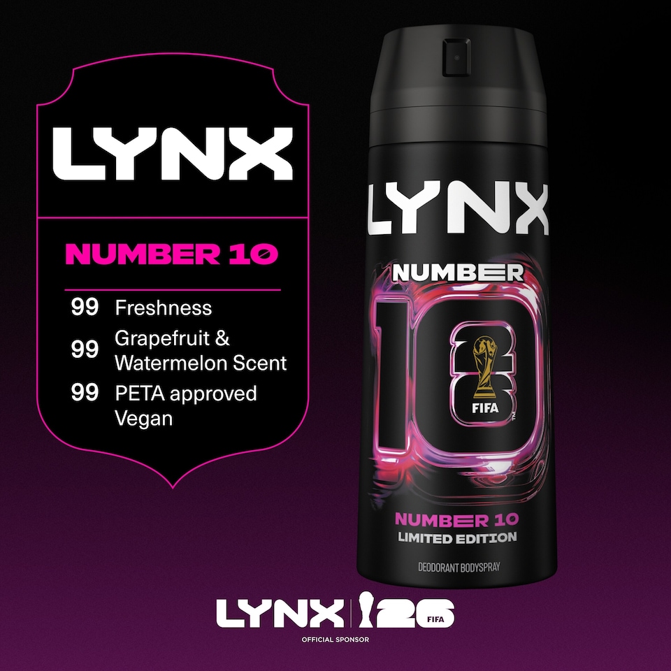 image 1 of Lynx Men Number 10 48h Deodorant Bodyspray Aerosol 150ml